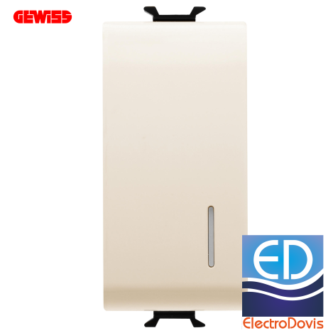 Întrerupător CAP SCARA Ivoire 1P 16A iluminabil Chorus GW11052