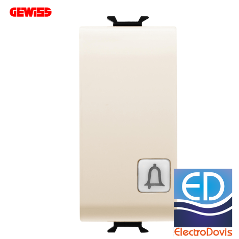 BUTON SONERIE Ivoire 1P 16A Chorus GW11153