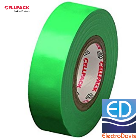 BANDA izolatoare 25m/19mm Cellpack verde