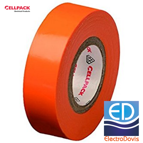 BANDA izolatoare 25m/19mm Cellpack orange