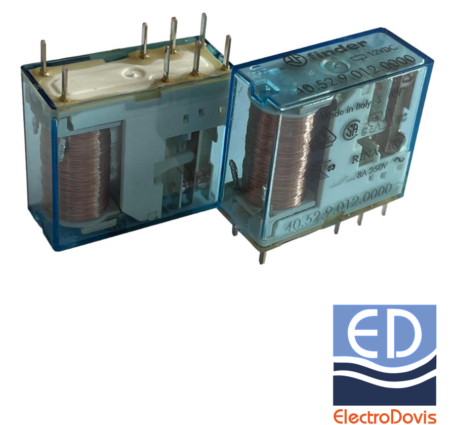 RELEU pentru C.I. 8A/12V DC 2 contacte FINDER 40.52.9.012.0000