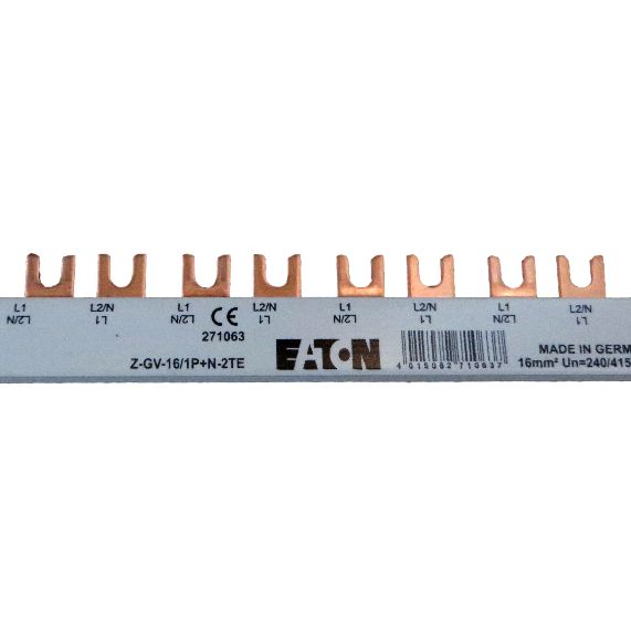 BARETA siguranțe automate bipolar Z-GV-16/1P+N-2TE 271063 (pentru 28 siguranță ) tip.furca 80A