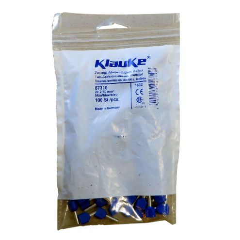 TUB DE CAPAT 2x2.5 mmp ALBASTRU Klauke