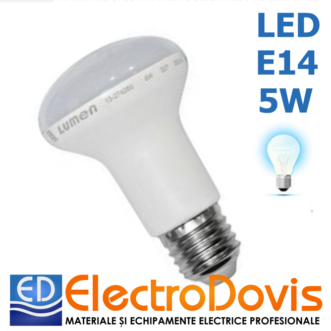 BEC SPOT LED 5W/230V E14 R50 lumina rece 13-143250