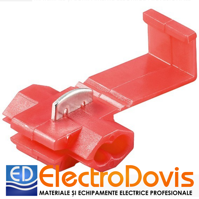 CLEMA DERIVATIE CONDUCTOR 0,5-1,0mmp rosu 17014