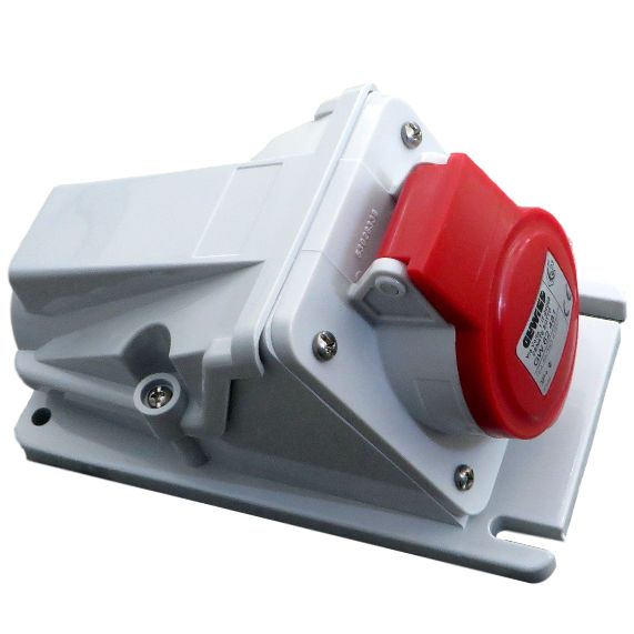 PRIZA trifazat pentru 4X16A IP44 400V 90' GW62481 6H