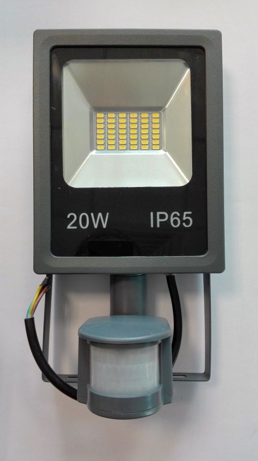 PROIECTOR LED 20W SMD cu senzor lumină alba 4100K 3-3902011 DBL