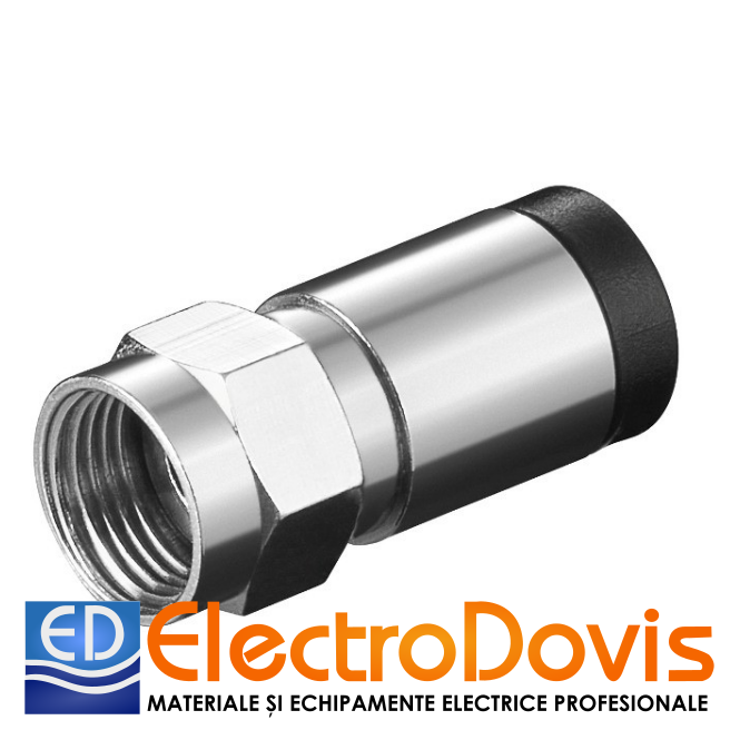 FISA RG6 tip compresie cablu maxim 7mm