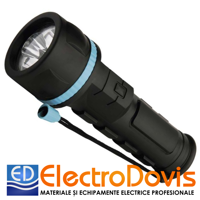 LANTERNA CAUCIUC 3 LED 2XR20 HL-R0217-2D EMOS