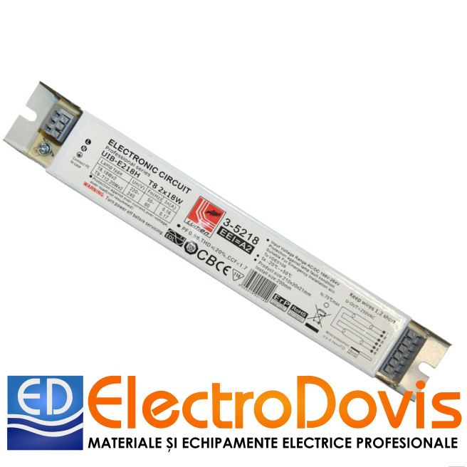 BALLAST ELECTRONIC 2X18W 3-5218