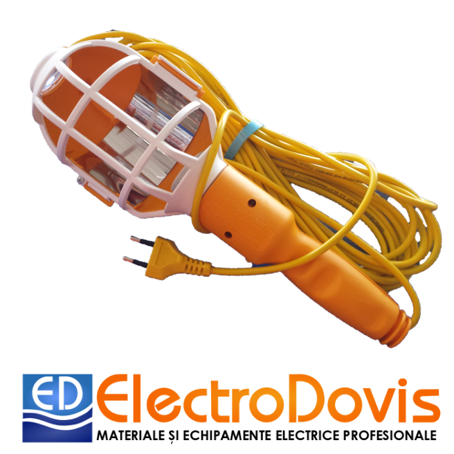 LAMPA PORT. 100W plastic, 10m 00-568