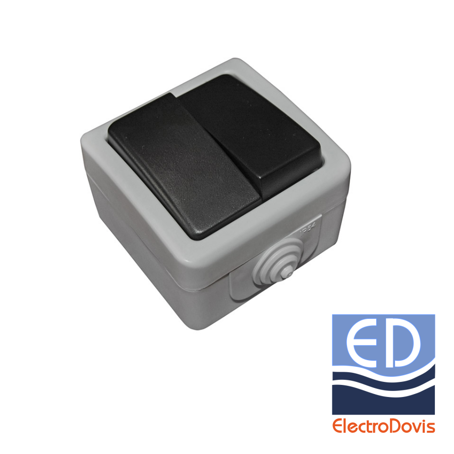 comutator pentru IP54 gri 13-14501221
