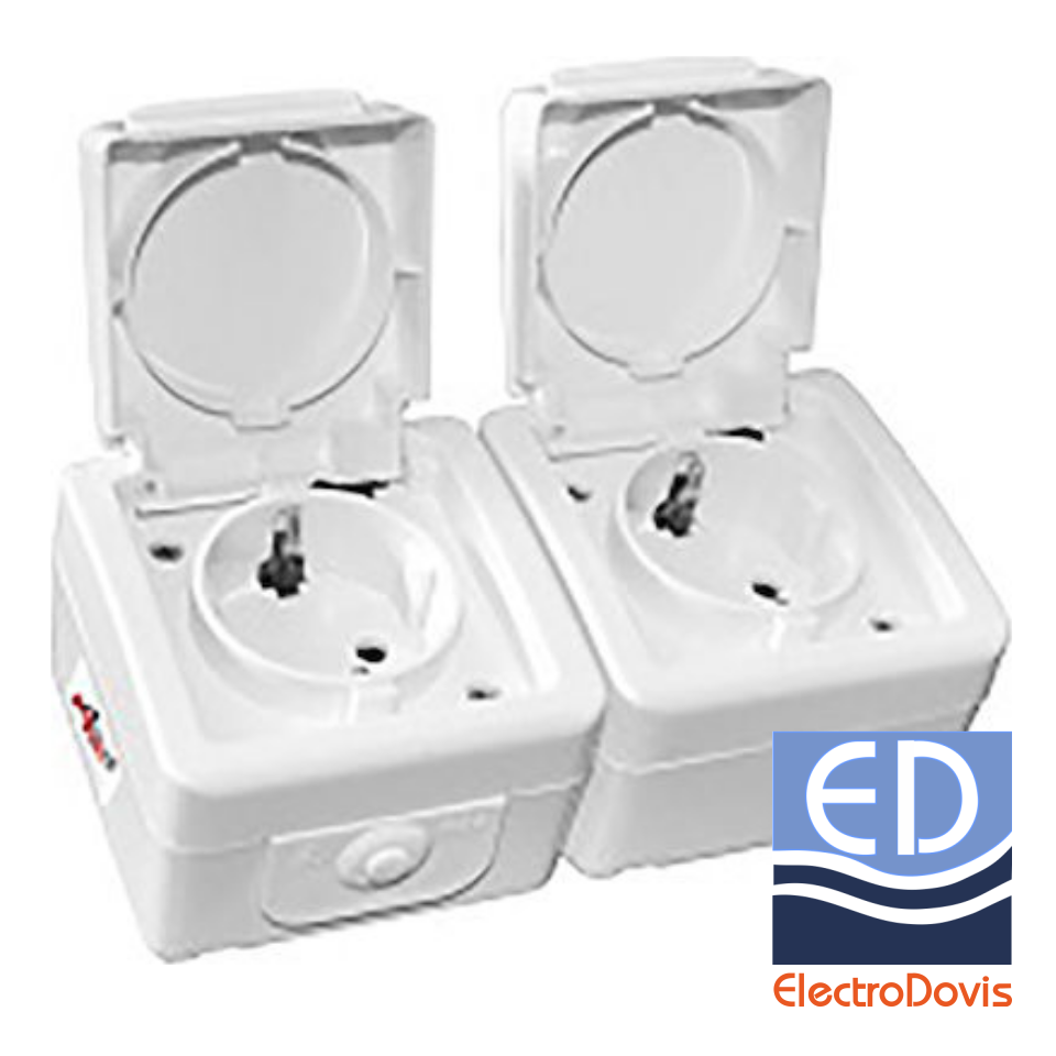 PRIZA DB pentru CP IP54 alba 13-26501223