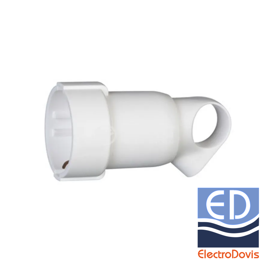 CUPLA CU CP alba cu inel Legrand 50331