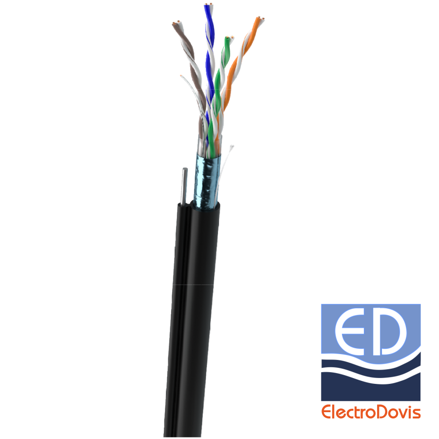 CABLU FTP cat 5e de exterior +SUFA BRAUN