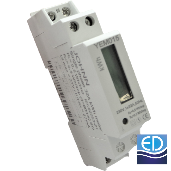 CONTOR monofazat PE SINA DIGITAL 32A 1modul YEM015