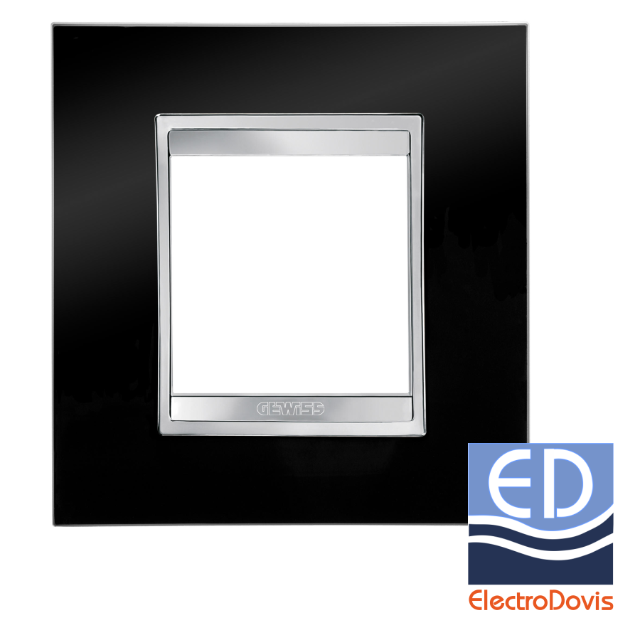 PLACA 2P Lux Chorus Black patrata GW16222TN