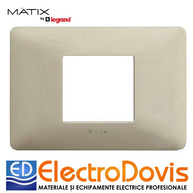PLACA 2P CENUSIE dreptunghiulara MATIX AM4819BCN