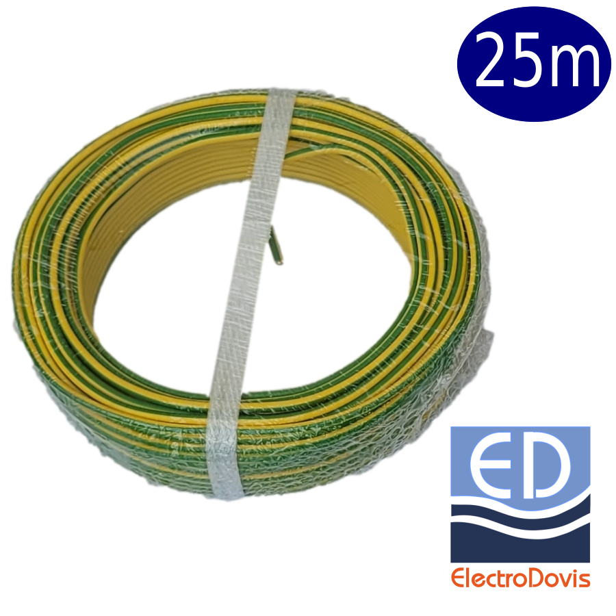 FY1,5 25m verde-galben H07V-U