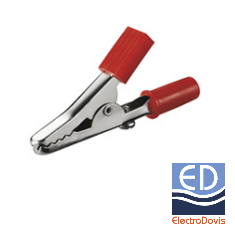 CLIP CROCODIL 45mm rosu 11413