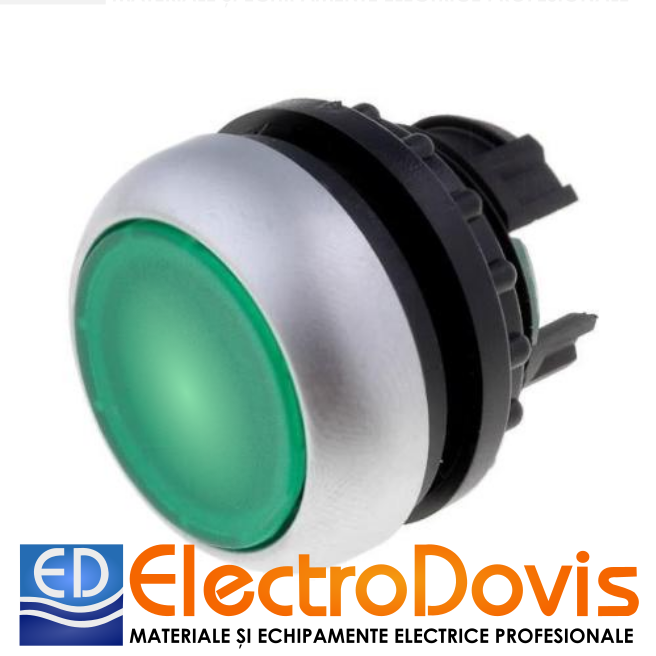 BUTON REVENIRE VERDE pentru led M22-DL-G