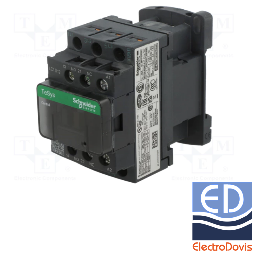 CONTACTOR 5.5KW 13A LC1D12P5 230V SCHNEIDER