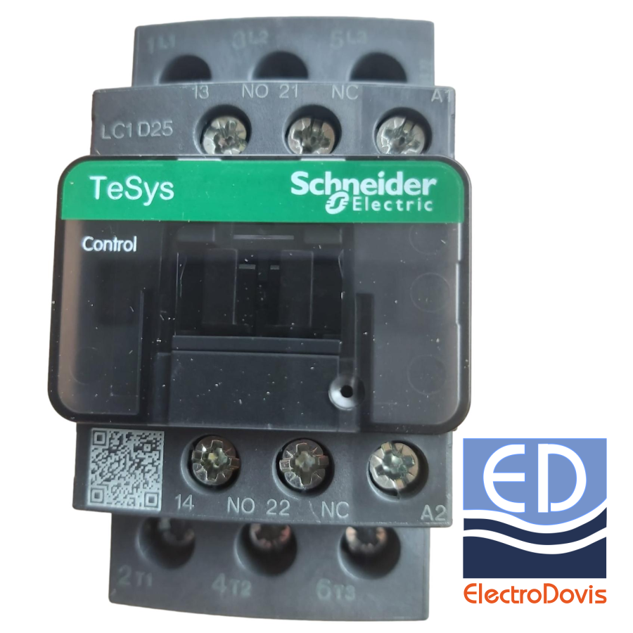 CONTACTOR 11KW 25A LC1D25P5 230V Schneider
