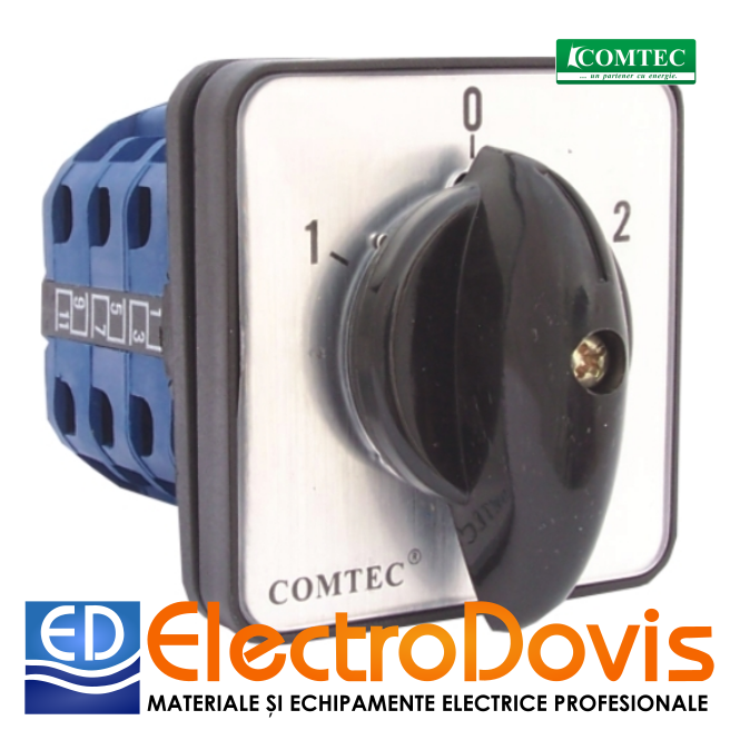 comutator cu came LW26-32A 1-0-2 3P/3nivele