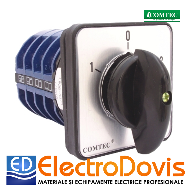 comutator cu came LW26-32A 1-0-2 4P/4nivele