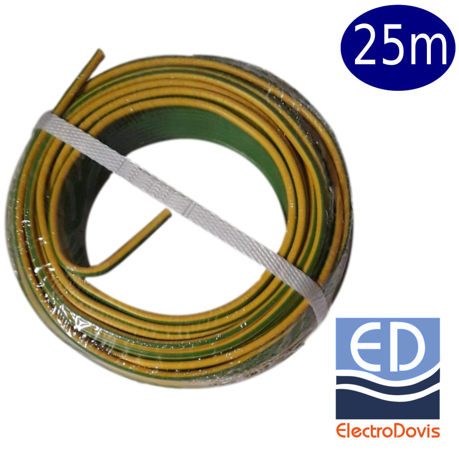 FY4 25m verde-galben H07V-U