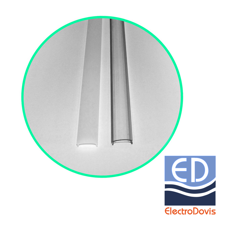 DISPERSOR MAT 90* L=1m pentru profil aparent 11mm 30-0572