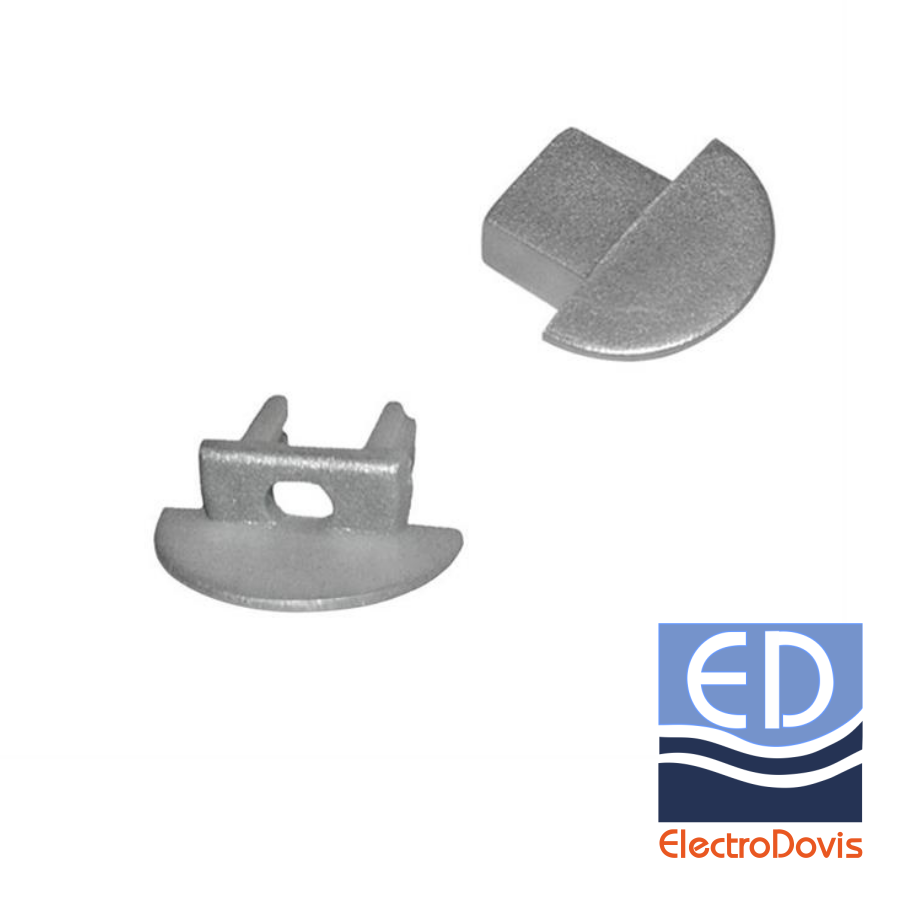 CAPAC TERMINAL cu gaura pentru profil ingropat maxim 11mm 30-0563