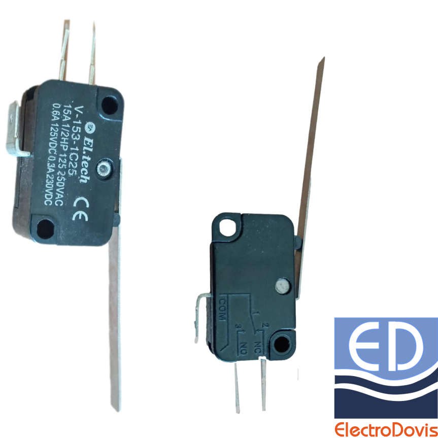 MICROINTRERUPATOR CU TIJA LUNGA V-153 33-022