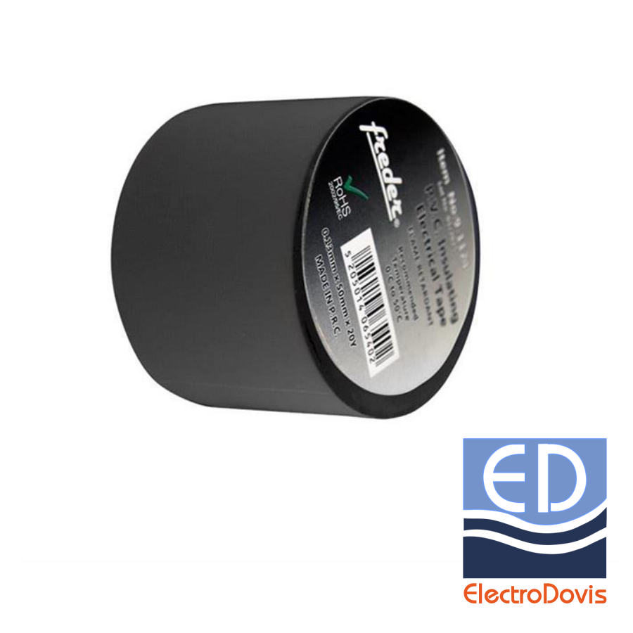 BANDA izolatoare 0.13x20Mx50mm LATA NEAGRA Adeleque