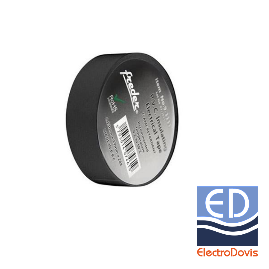 BANDA izolatoare 0.13x20Mx19mm NEAGRA Adeleque
