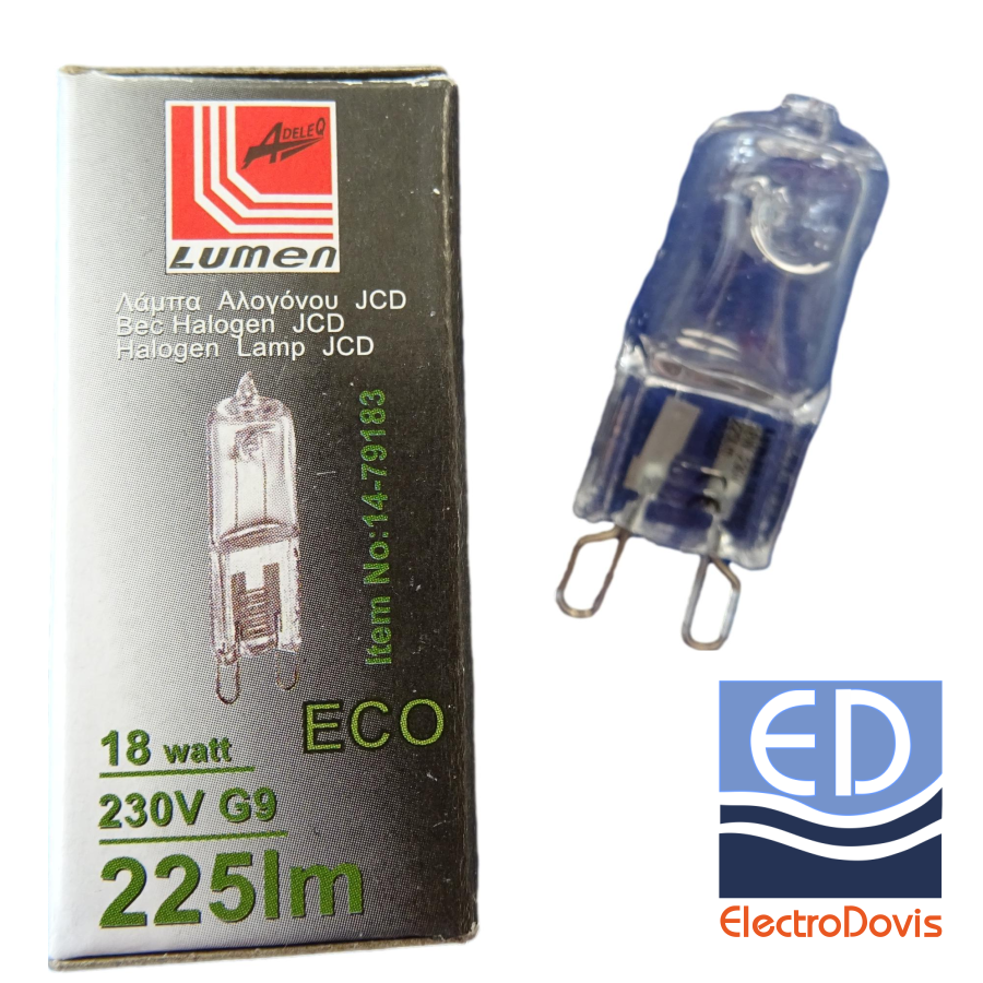 BEC HALOG. 18W/230V G9 clar EcoBulb Lumen 14-79183