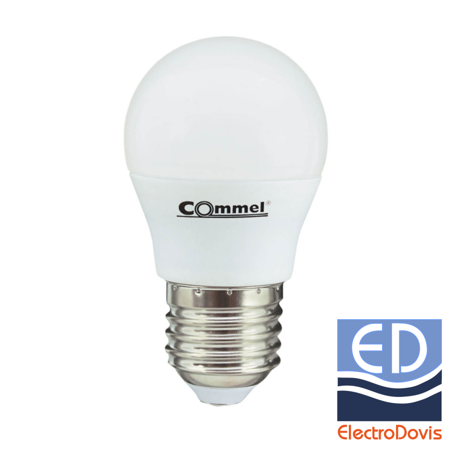 BEC LED 8W 230V E27 SFERIC lumină zilei 4000k Comel 750lm