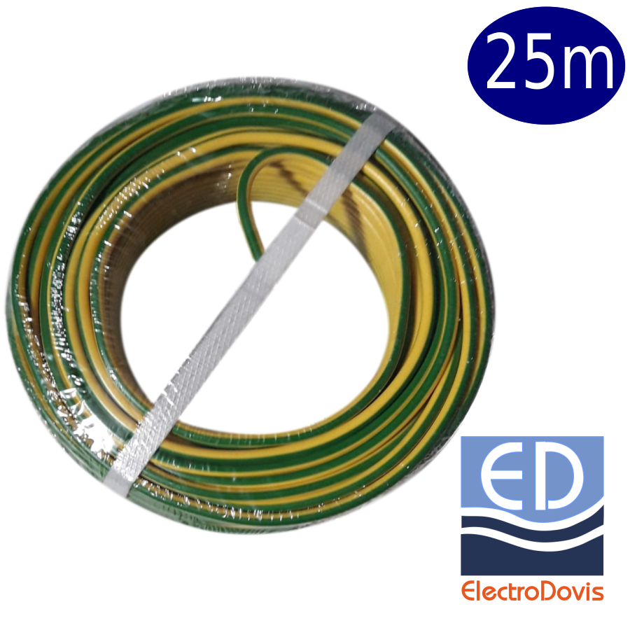 MYF 6 25m verde-galben H07V-K
