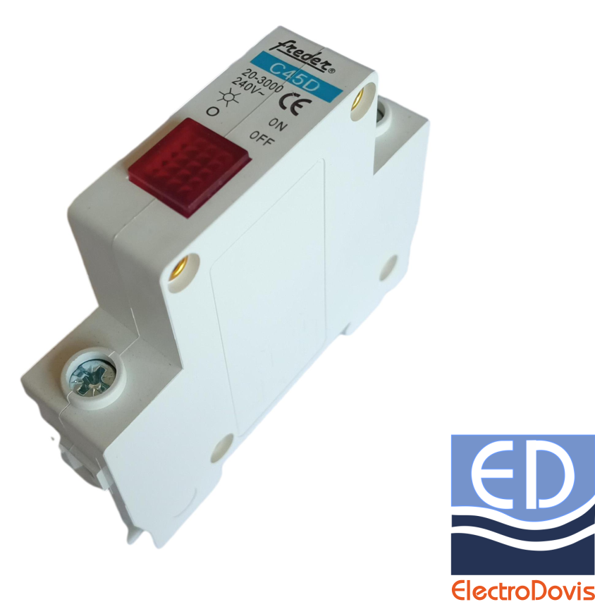 LAMPA indicator prezență tensiune rosie 230V 20-3000