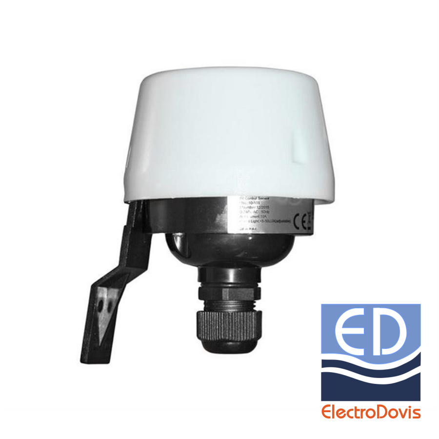 RELEU crepuscular 10A/230V 1modul IP65 10-100 Lumen