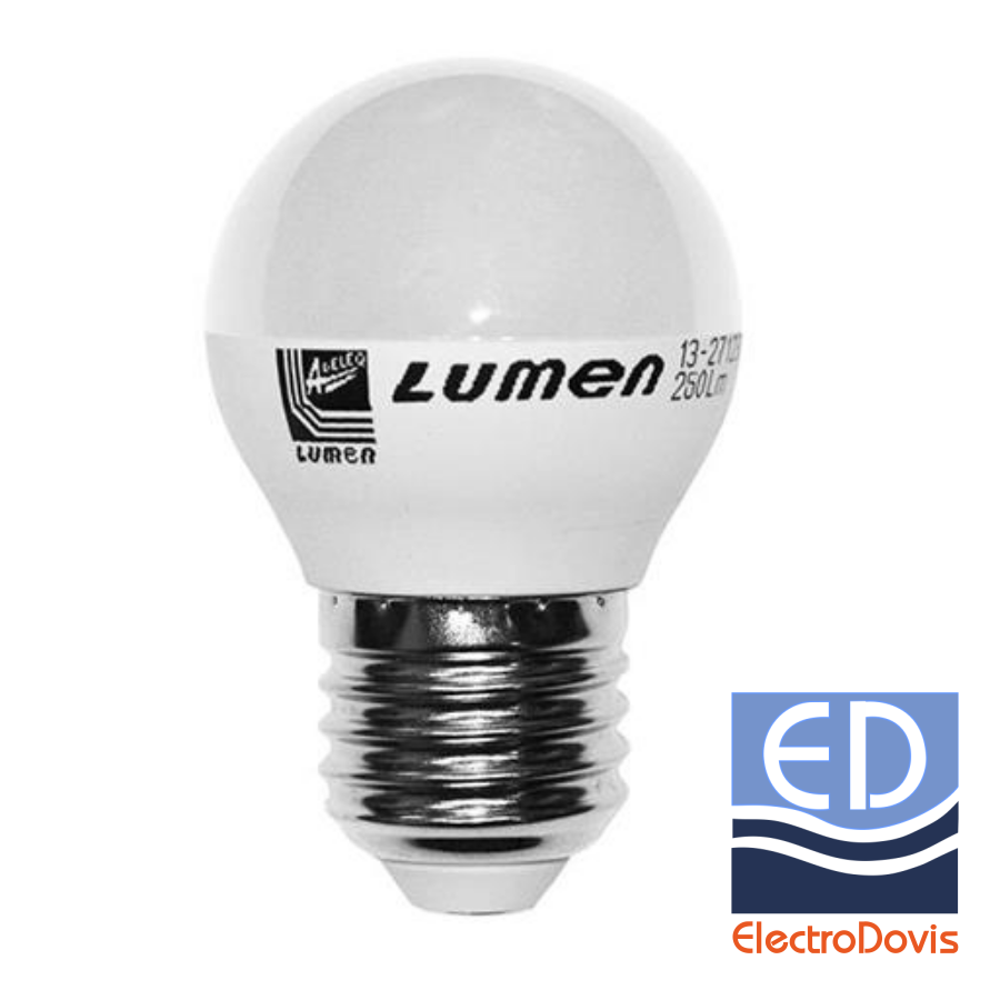 BEC LED 8W 230V E27 SFERIC lumină rece 13-271280 Lumen