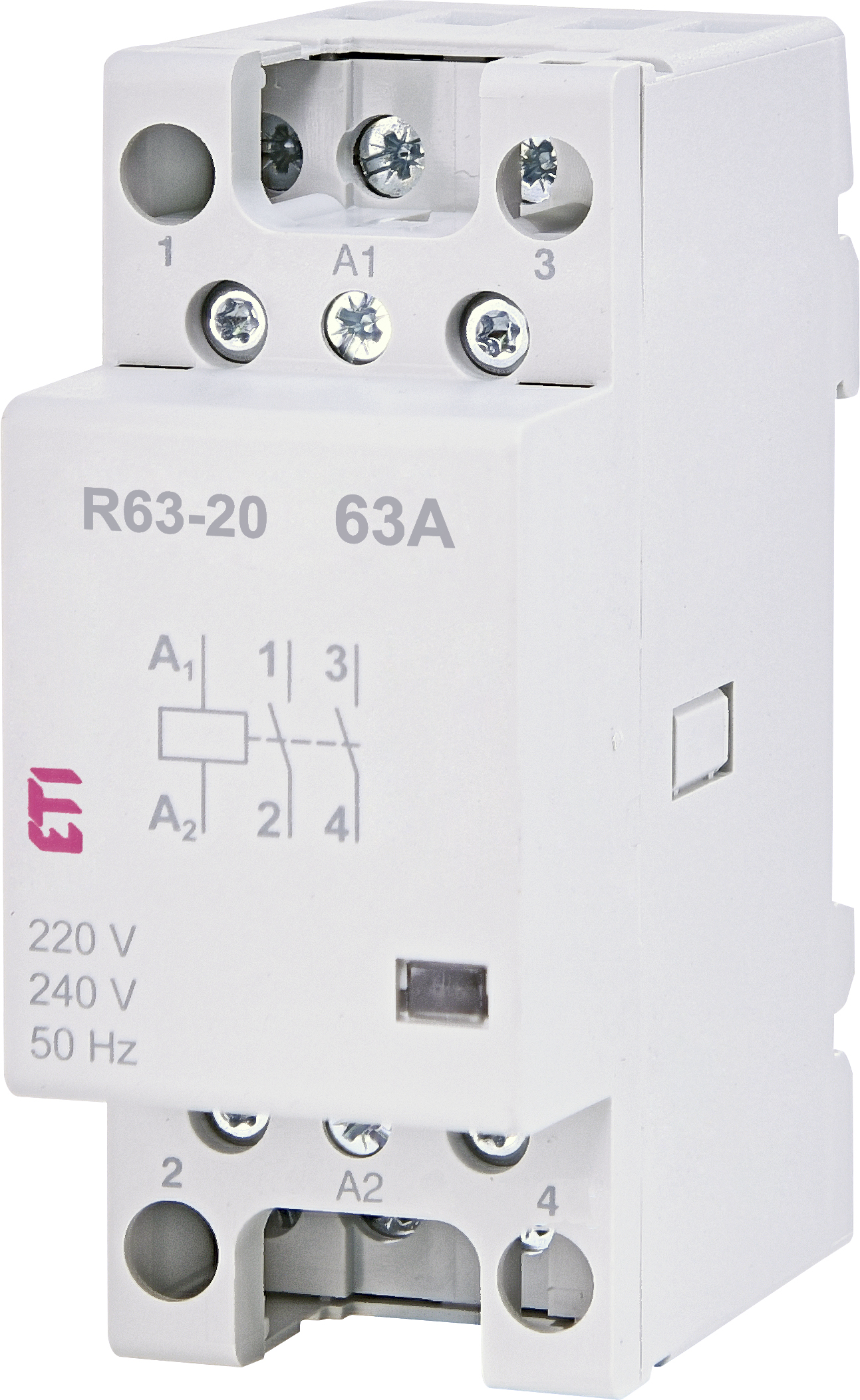 CONTACTOR 63A / 2poli 230V AC R63-20 Eti 002463482