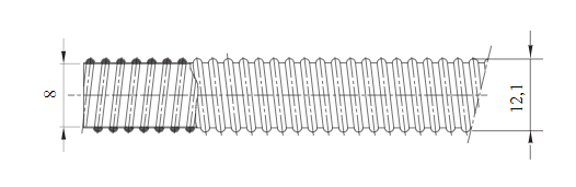 TUB FLEXIBIL 8mm Guaina 320N DX30108 (8mm int - 12.1mm ext) Gewiss Diflex