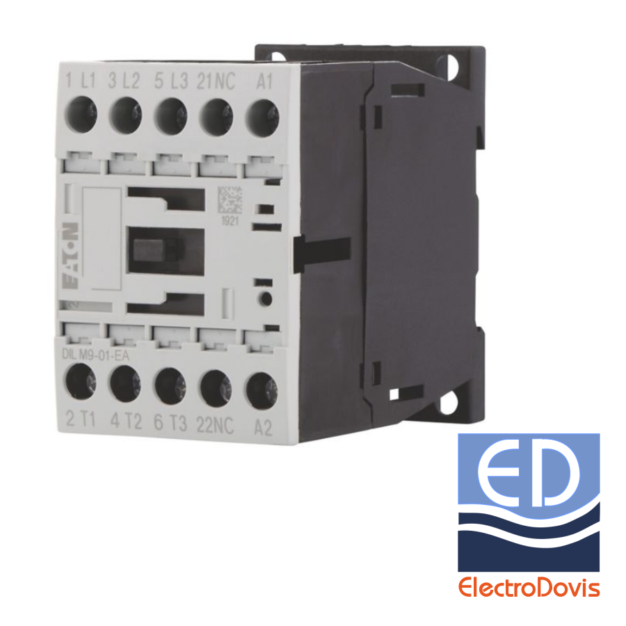 CONTACTOR 4KW(8,8A) DILM9-01-EA/230V contact auxiliar NC