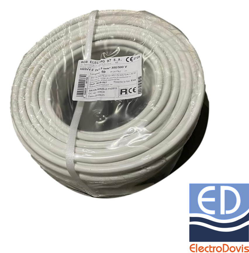 MYYM 2X1,5 H05VV-F rola 50m
