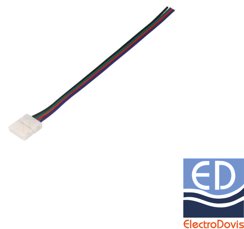 CONECTOR BANDA LED pentru alimentare, RGB