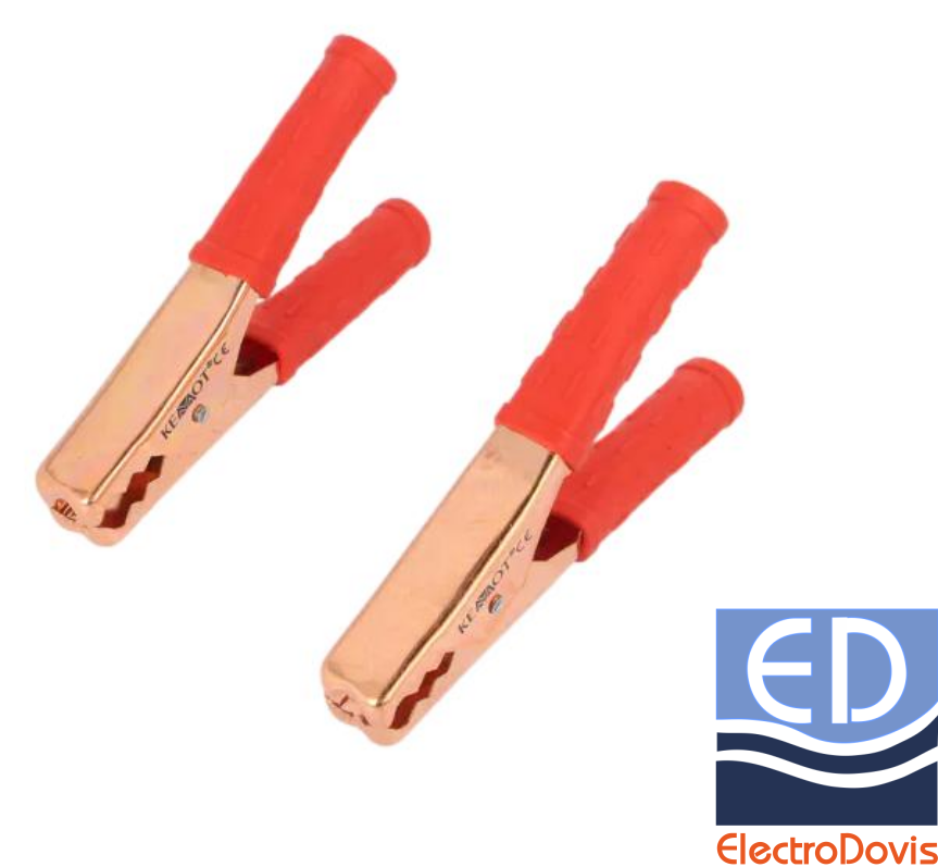 CLIP CROCODIL 200mm maxim ROSU 200A ZAC-0408