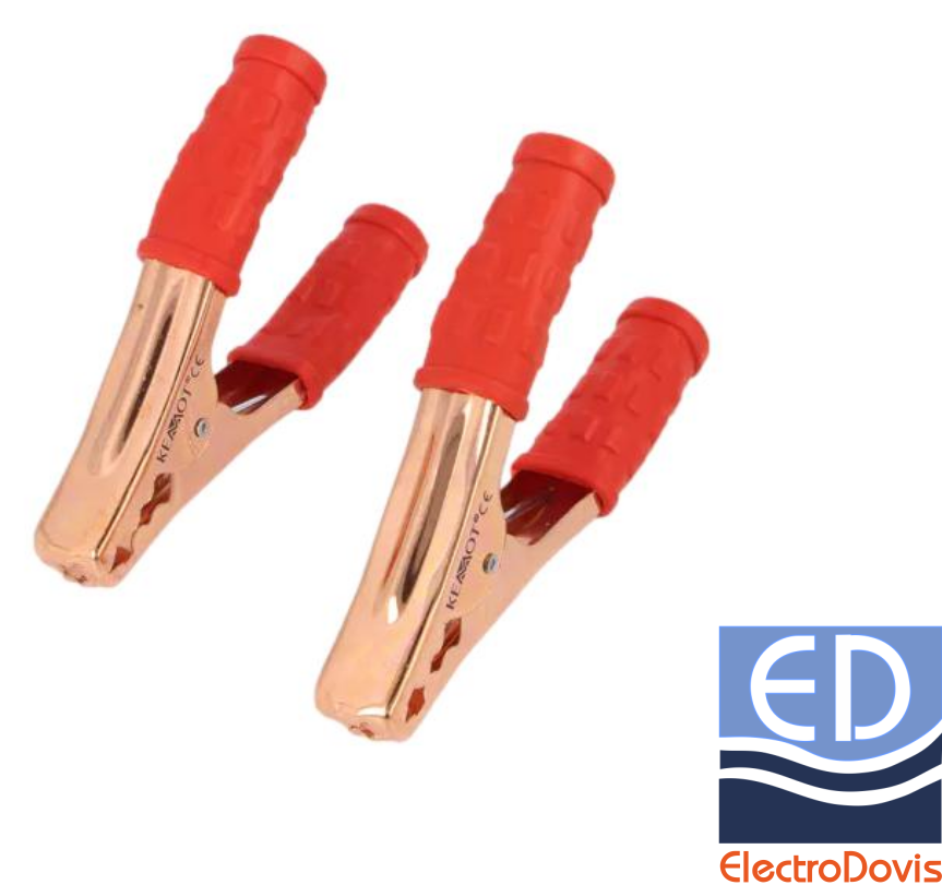 CLIP CROCODIL 290mm maxim ROSU 400A ZAC-0410