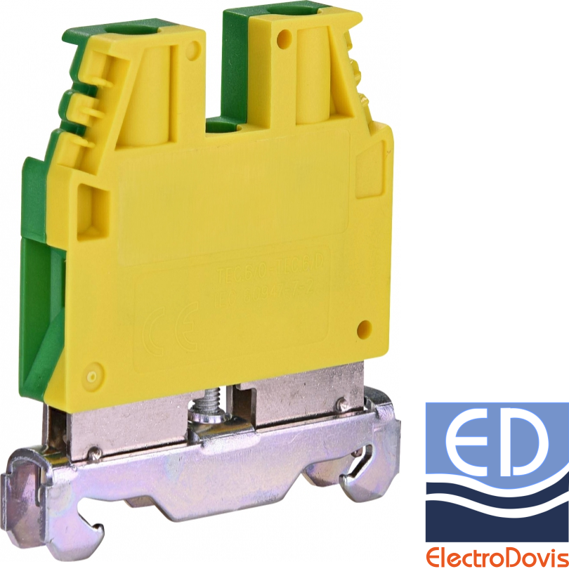 CLEMA SINA DIN 6mmp verde-galben ESC-TEC.6/O Eti 003903070