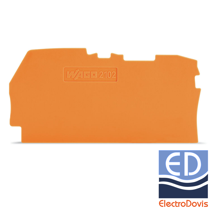 CAPAC CLEMA SINA DIN 2.5mmp WAGO 2102-1292 orange